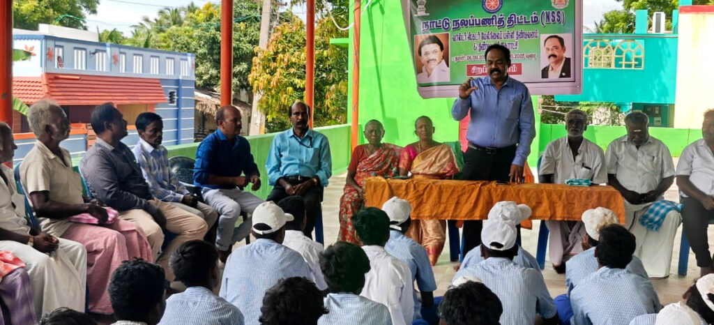 The camp’s opening ceremony