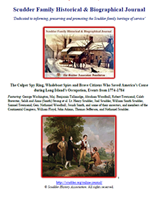 Scudder Family Historical & Biographical Journal, volume 8 no 2