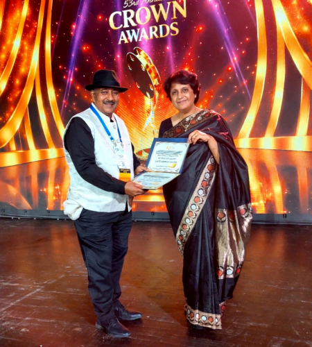 Aneesh and Reena enjoy a photo op